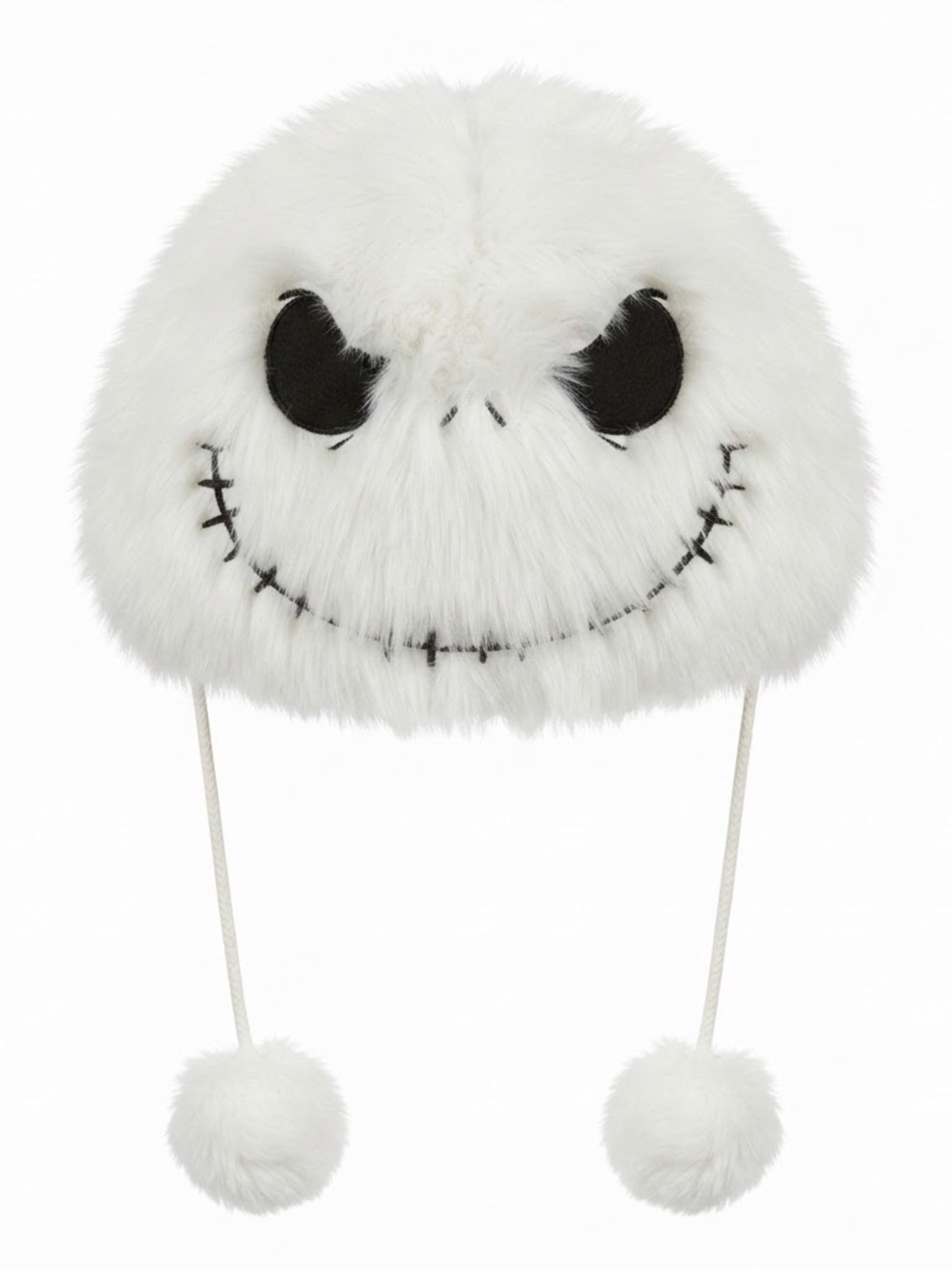 Jack Skellington Fuzzy Kids Winter Hat Nightmare Before Christmas Disney Parks
